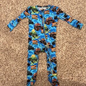 Posh Peanut Monster Truck Footie 18-24 Month